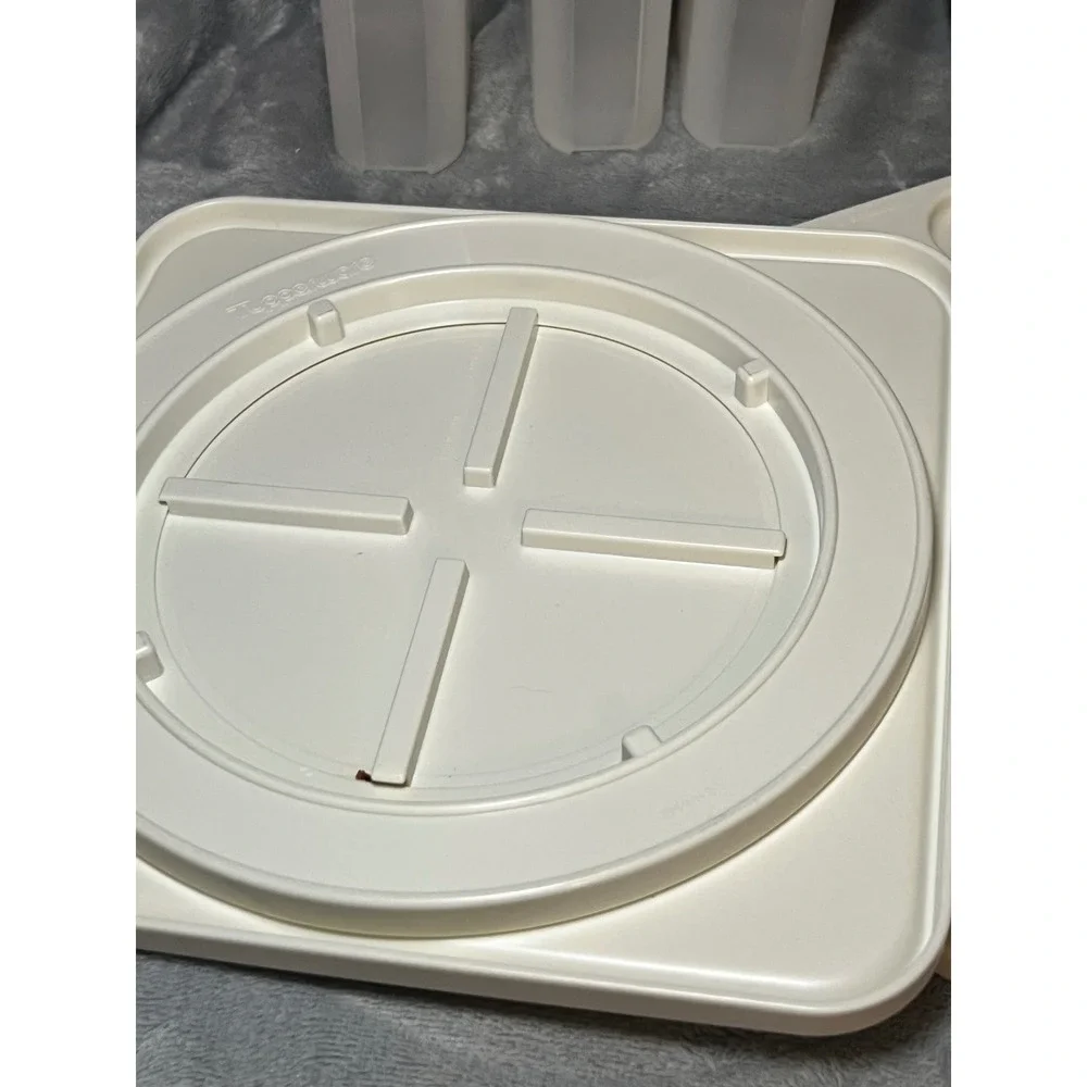 Vintage Tupperware Spice Carousel Pink Modular Mates Lazy Susan Set 1994 NOS